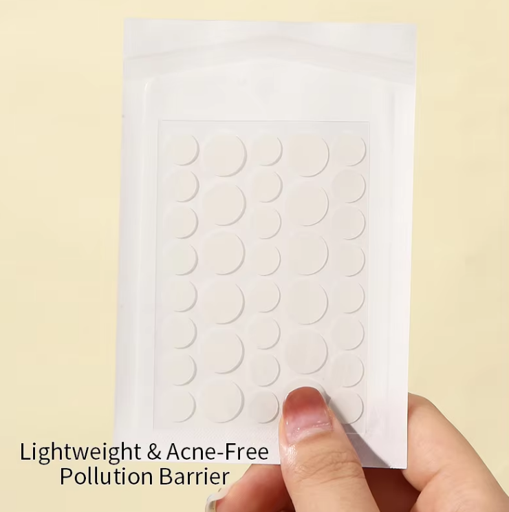No Show Invisible Acne Patch – Hydrocolloid Pimple Patches for Fast Healing & Blemish Control