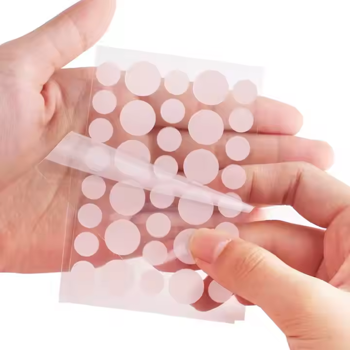 No Show Invisible Acne Patch – Hydrocolloid Pimple Patches for Fast Healing & Blemish Control