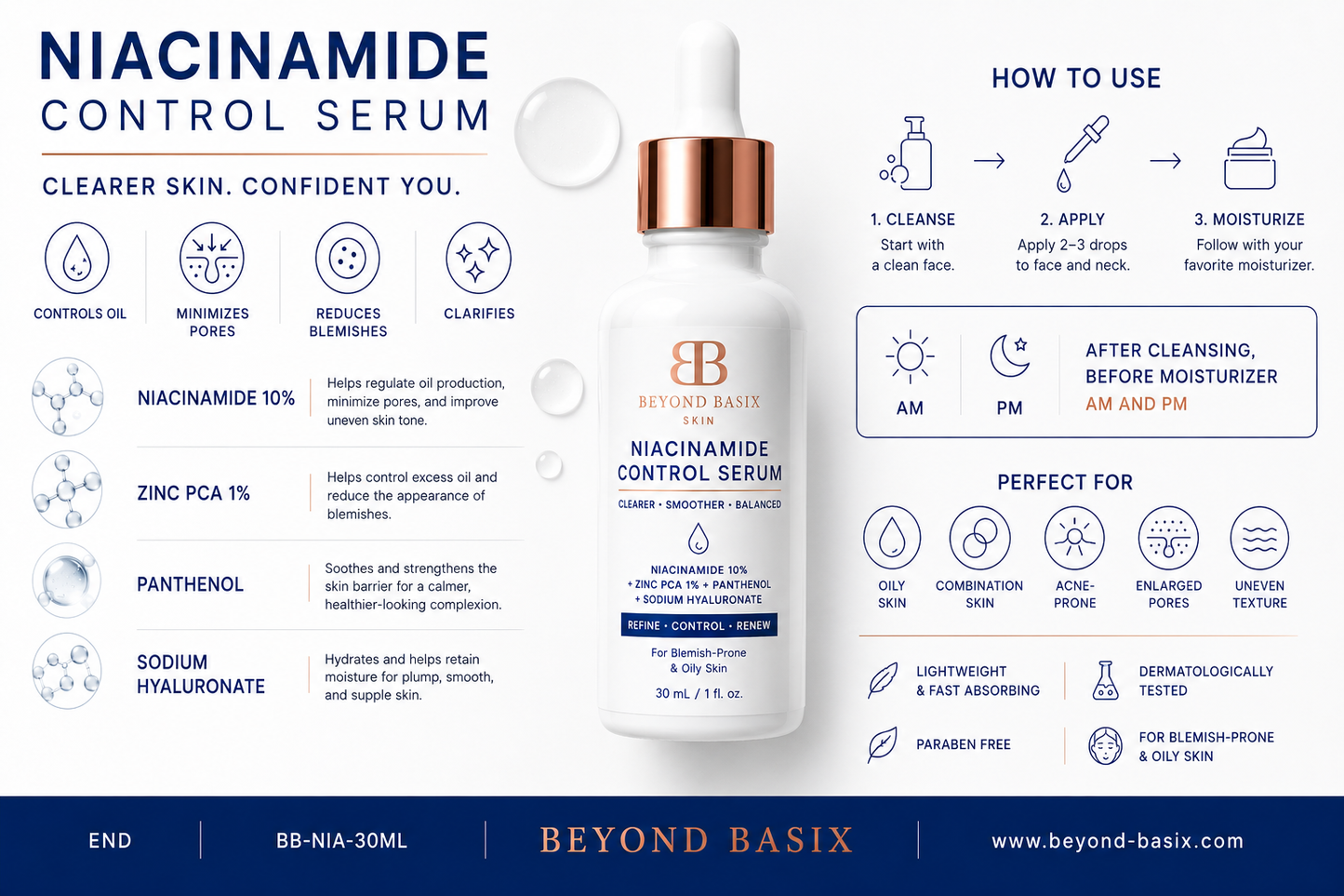10% Niacinamide + 1% Zinc Serum™