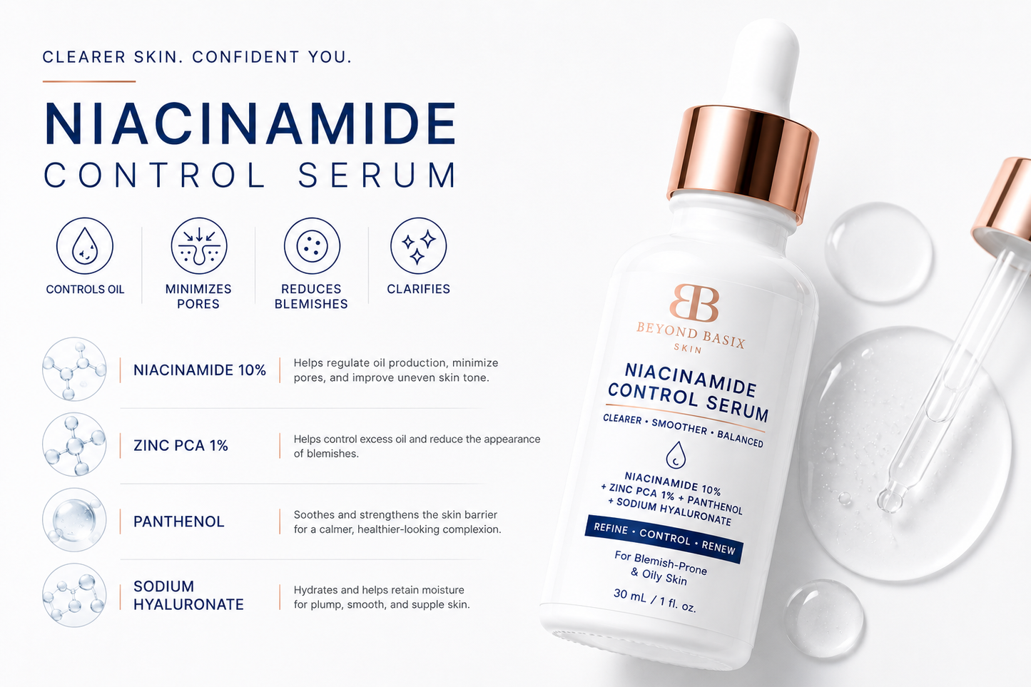 10% Niacinamide + 1% Zinc Serum™