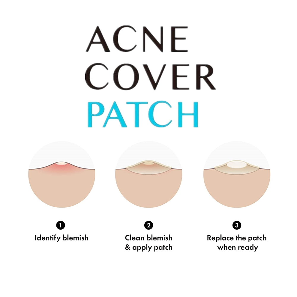 No Show Invisible Acne Patch – Hydrocolloid Pimple Patches for Fast Healing & Blemish Control
